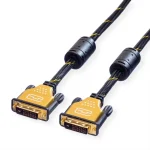 Roline Cable 11.04.5514 From Dvi-d 24+1 M To Dvi-d 24+1 M 5m Black - Image 2