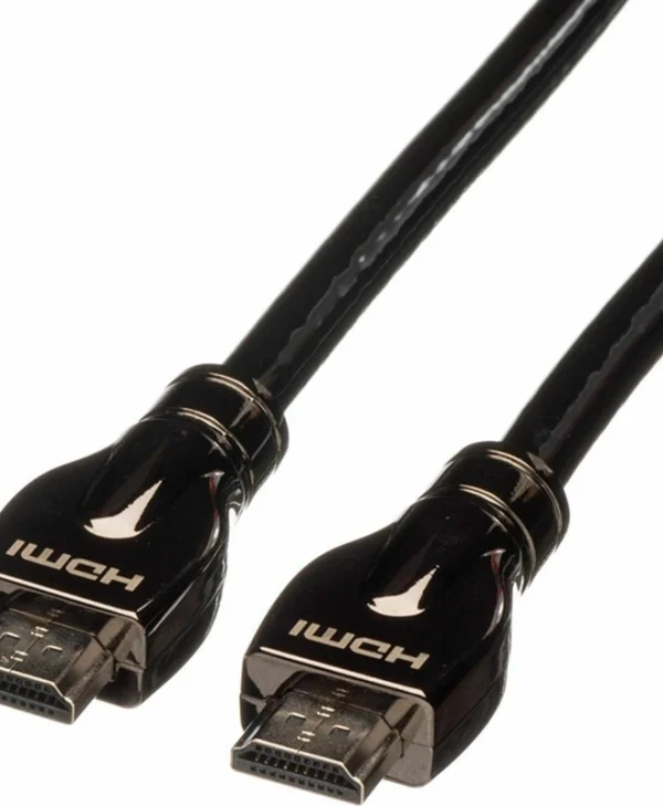 Roline HDMI 1.4 Cable HDMI male - HDMI male 10m Μαύρο 11.04.5685