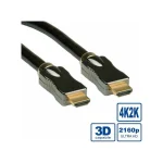 Roline HDMI 1.4 Cable HDMI male - HDMI male 10m Μαύρο 11.04.5685 - Image 2