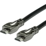 Roline Angle Cable HDMI male - HDMI male 7.5m Μαύρο 11.04.5684