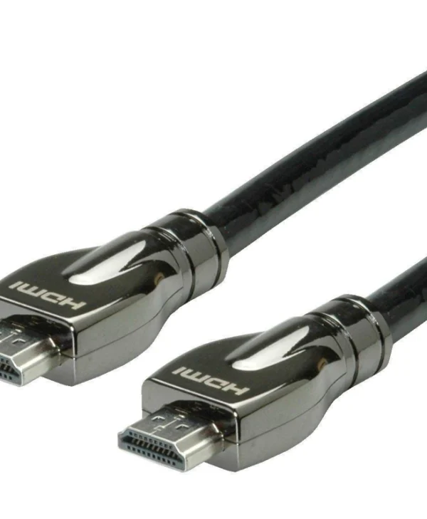 Roline Angle Cable HDMI male - HDMI male 7.5m Μαύρο 11.04.5684