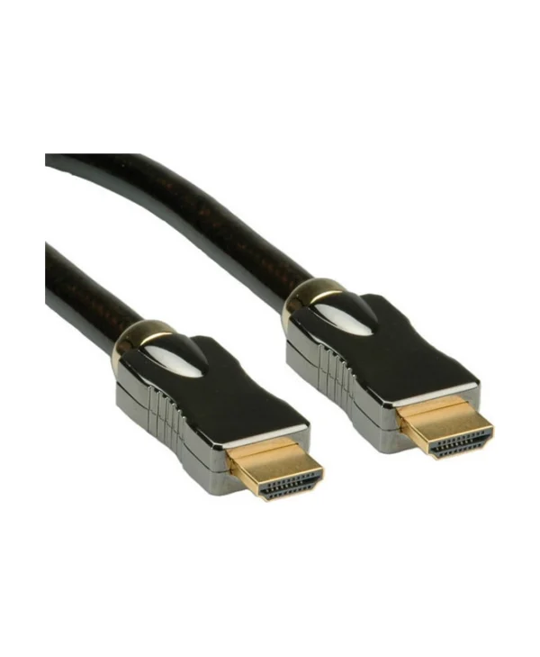 Roline HDMI 2.0 Cable HDMI male - HDMI male 2m Μαύρο 11.04.5681