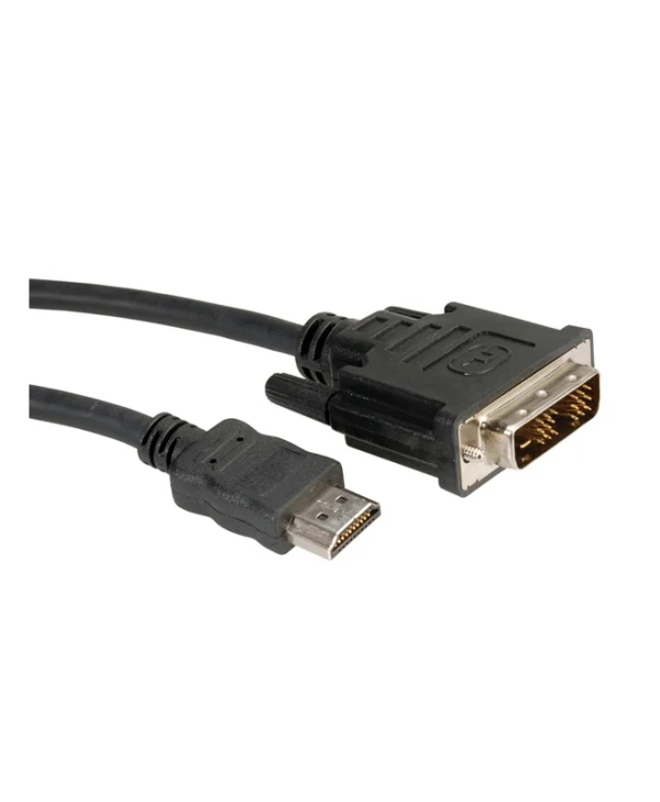 Roline DVI Cable DVI-D male - HDMI male 5m (11.04.5552)