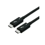 Roline Thunderbolt 5 Cable Usb Type C Passive 8k60hz 80gbit/s 240w T-t 0.8m Black Roline 11.02.9111