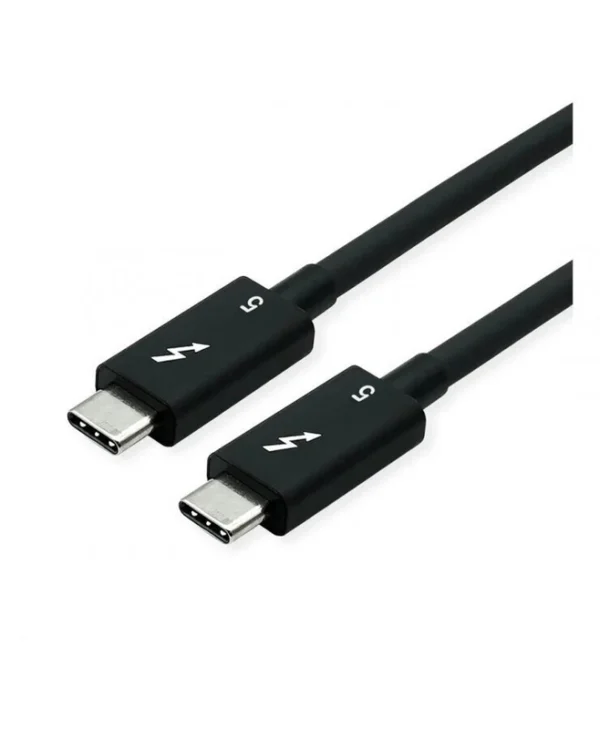 Roline Thunderbolt 5 Cable Usb Type C Passive 8k60hz 80gbit/s 240w T-t 0.8m Black Roline 11.02.9111