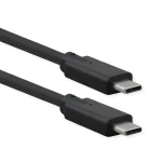 Roline Braided USB 3.0 Cable USB-C male - USB-C 100W Γκρι 0.5m 11.02.9070