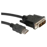 Roline DVI Cable DVI-D male - HDMI male 2m (11.04.5522)