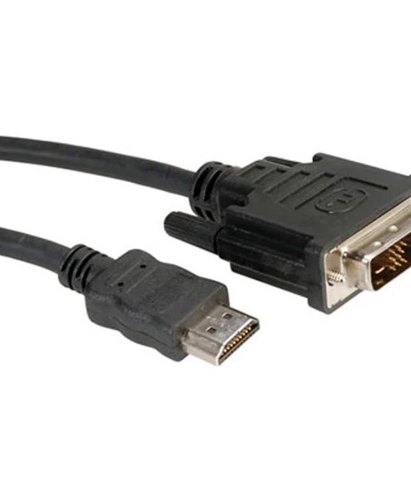 Roline DVI Cable DVI-D male - HDMI male 2m (11.04.5522)