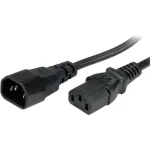 Roline IEC C14 - IEC C13 Cable 3m Μαύρο 19.99.1530