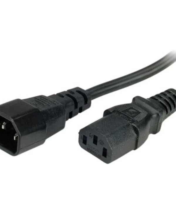 Roline IEC C14 - IEC C13 Cable 3m Μαύρο 19.99.1530