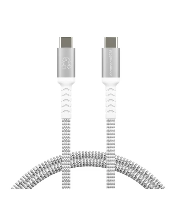 dbramante1928 Braided USB 2.0 Cable USB-C male - USB-C Γκρι 1.2m CB12CCGR7116