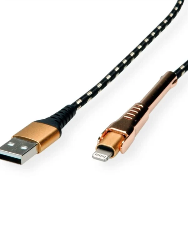Roline USB-A to Lightning Cable Χρυσό 1m 11.02.8923