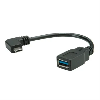 Roline Adapter 11.02.9031 Usb C M To Usb A F 0.15 M Black