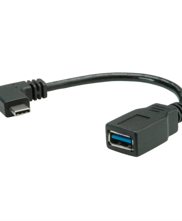 Roline Adapter 11.02.9031 Usb C M To Usb A F 0.15 M Black