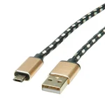 Roline Regular USB 2.0 to micro USB Cable Χρυσό 1.8m 1τμχ 11.02.8820 - Image 2