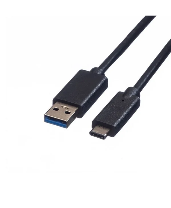 Roline USB 3.1 Cable USB-C male - USB-A Μαύρο 1m (11.02.9011)