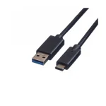 Roline USB 3.1 Cable USB-C male - USB-A Μαύρο 0.5m (11.02.9010) - Image 2