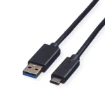 Roline USB 3.1 Cable USB-C male - USB-A Μαύρο 0.5m (11.02.9010) - Image 3