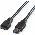 Roline Regular USB 3.0 to micro USB Cable Μαύρο 0.8m (11.02.8873) - Image 2