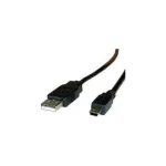 Καλώδιο Usb Roline Usb-a Miniusb 0.8 M Μαύρο 11.02.8708