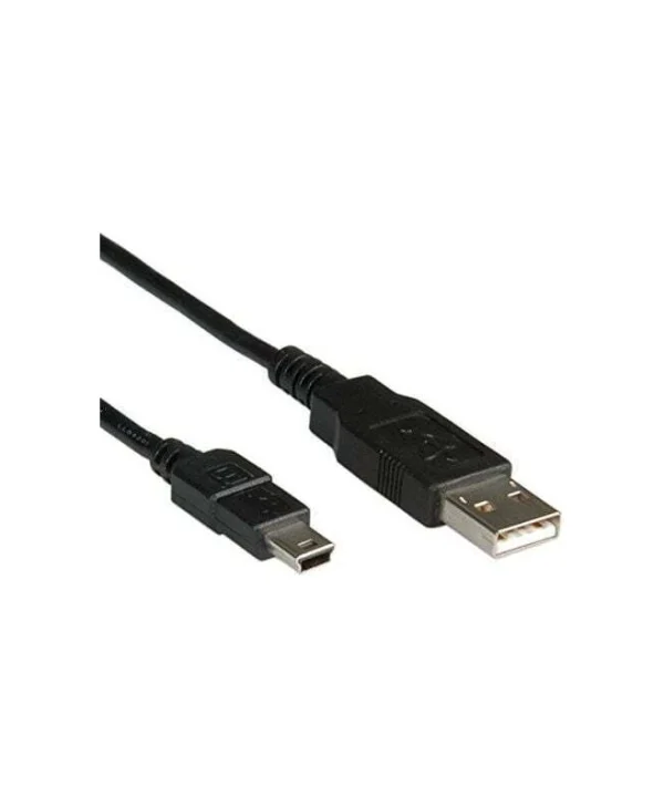 Καλώδιο Usb Roline Usb-a Miniusb 1.8 M Μαύρο 11.02.8719