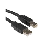 Roline USB 2.0 Cable USB-A male - USB-B male Μαύρο 0.8m (11.02.8808) - Image 2