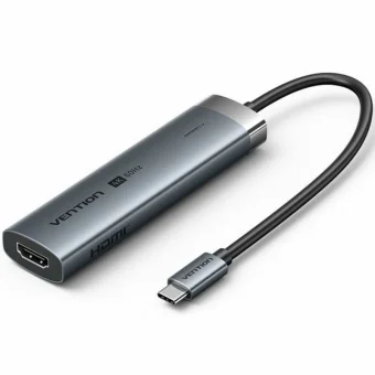 Vention USB-C Docking Station με HDMI 4K PD Γκρι (TGMHB)