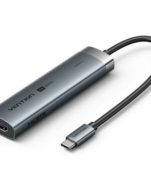 Vention USB-C Docking Station με HDMI 4K PD Γκρι (TGMHB)