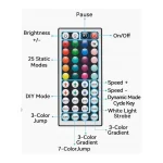Vention Ταινία LED RGB Φως 5m PAEWJ-EU - Image 2