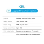 Vention Τσάντα Πλάτης για Laptop σε Μαύρο χρώμα KRLB0 - Image 12