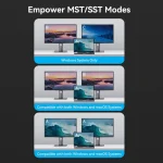 Vention 9-in-1 USB-C Docking Station με HDMI 4K PD Ethernet και σύνδεση 2 Οθονών Γκρι TQVHB - Image 5