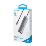 Vention 8-in-1 USB-C Docking Station με HDMI 4K PD Ethernet Γκρι TGUHB