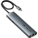 Vention 8-in-1 USB-C Docking Station με HDMI 4K PD Ethernet Γκρι TGUHB - Image 4