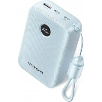 Vention Power Bank 20000mAh 22.5W με Θύρα USB-A και Θύρα USB-C Μπλε FKBL0-C