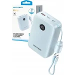 Vention Power Bank 20000mAh 22.5W με Θύρα USB-A και Θύρα USB-C Μπλε FKBL0-C - Image 2