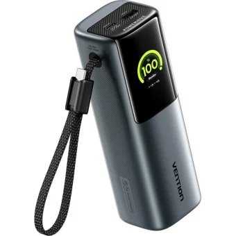 Vention Powerhive 20000mAh 165W με Θύρα USB-A και Θύρα USB-C Μαύρο FKFH0