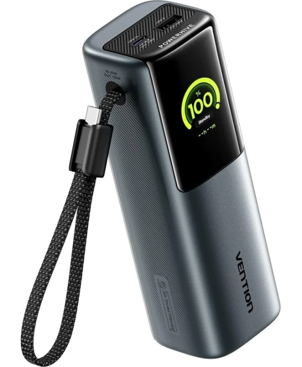 Vention Powerhive 20000mAh 165W με Θύρα USB-A και Θύρα USB-C Μαύρο FKFH0
