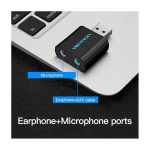 Vention Vab-s17-b Εξωτερική USB Κάρτα Ήχου VAB-S17-B - Image 7