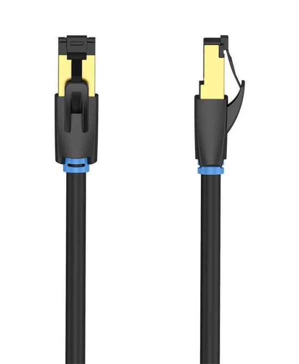 Vention S/FTP Cat.8 Καλώδιο Δικτύου Ethernet 2m Μαύρο 1τμχ IKABH