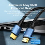 Vention HDMI 2.0 Braided Cable HDMI male - HDMI male 5m Μπλε ALGLJ - Image 3