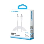 Vention USB 2.0 Cable USB-C male - USB-C 240W Λευκό 2m TRIWH - Image 4