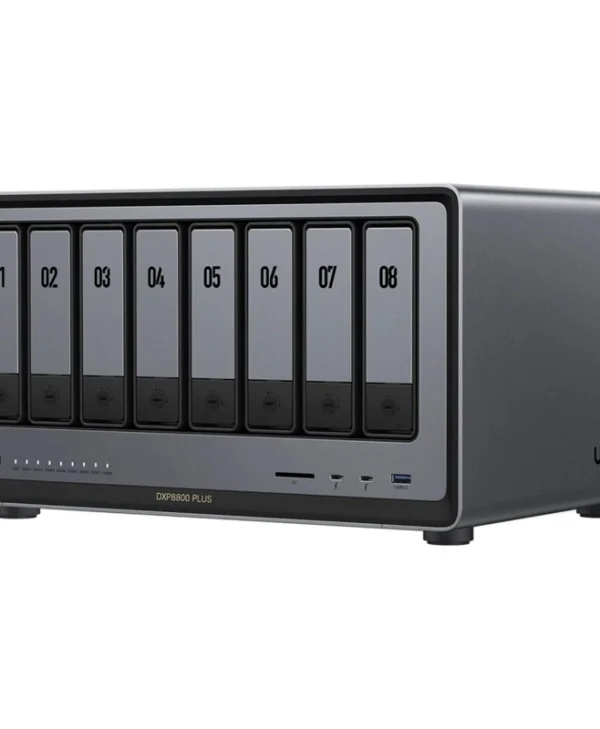 Ugreen DXP8800 Plus NAS Tower με 8 θέσεις για SSD και 2 θύρες Ethernet 35127B