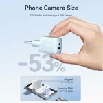 Vention Φορτιστής Χωρίς Καλώδιο GaN με Θύρα USB-A και Θύρα USB-C 30W Power Delivery / Quick Charge 3.0 Μαύρος (FEQB0-EU) - Image 4