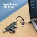 Vention USB 3.0 Hub 4 Θυρών με σύνδεση USB-C CHTBB - Image 5