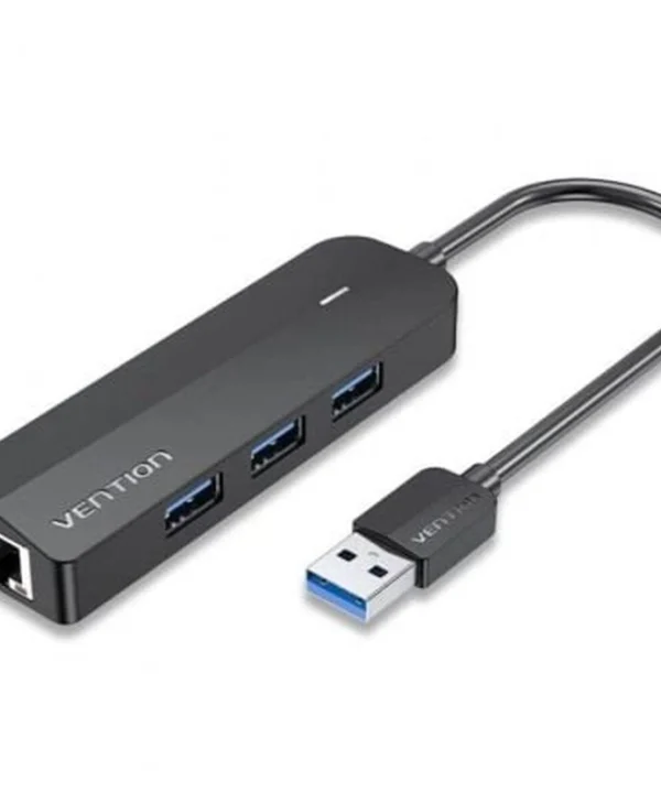 Vention USB 3.0 Hub 4 Θυρών με σύνδεση USB-A / Ethernet CHNBB
