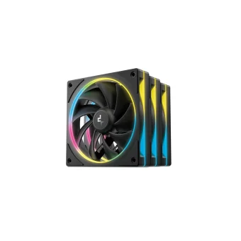 Deepcool FL12 3 IN 1 Case Fan 120mm με ARGB Φωτισμό και Σύνδεση 4-Pin PWM 3τμχ R-FL12SE-BKAPN3-G