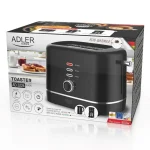 Adler Φρυγανιέρα 2 Θέσεων 850W Μαύρη AD 3224b - Image 3