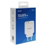 Savio Φορτιστής Χωρίς Καλώδιο με Θύρα USB-A και Θύρα USB-C 20W Power Delivery Λευκός (LA-12) - Image 5