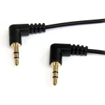 StarTech Καλώδιο 3.5mm male - 3.5mm male Μαύρο 0.3m (MU1MMS2RA)