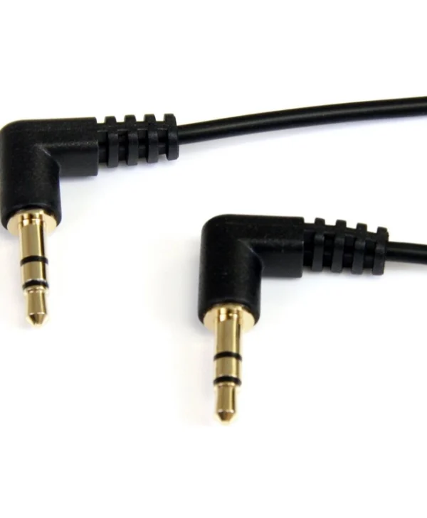 StarTech Καλώδιο 3.5mm male - 3.5mm male Μαύρο 0.3m (MU1MMS2RA)
